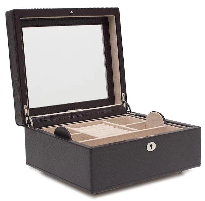 WOLF Jewellery Box London Square Cocoa 3 WOLF Jewellery Box London Square Cocoa - Image 3