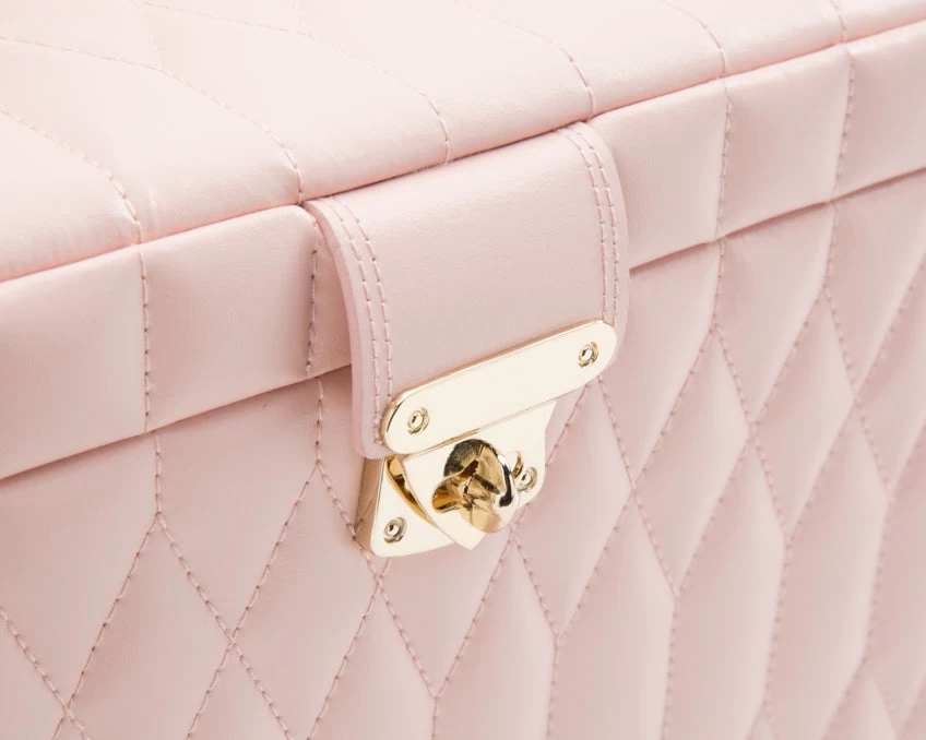 WOLF Jewellery Box Caroline Large Rose Quartz 4 WOLF Jewellery Box Caroline Large Rose Quartz - Image 4