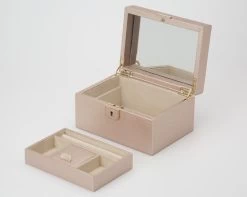 WOLF Jewellery Box Palermo Small Rose Gold -Boutique Fashion Accessories Store wlf 181 wolf jewellery box palermo small rose gold 213116 4 edf6f50d 134d 4db9 99d9 122d76ca5b49